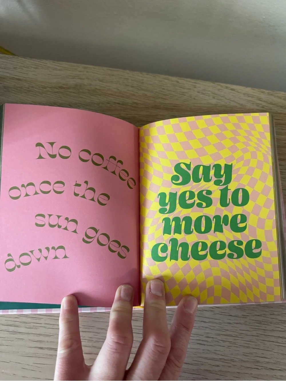 You Need to Hear This - Pink Gingham Coffee Table Book
